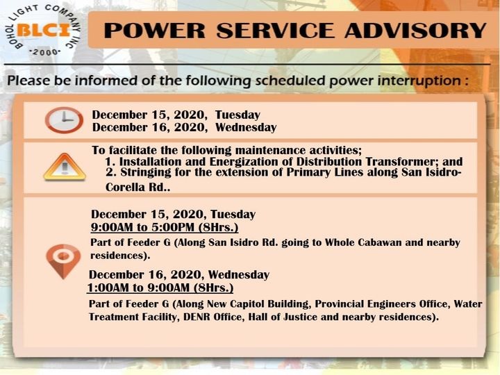 Maintenance Schedule