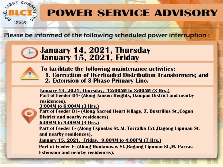 Maintenance Schedule
