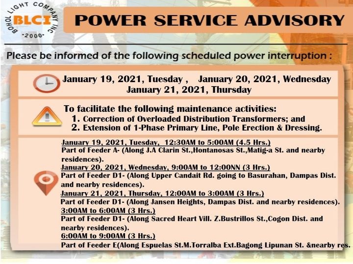 Maintenance Schedule