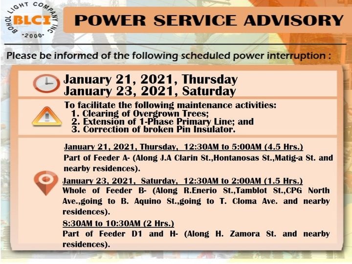 Maintenance Schedule