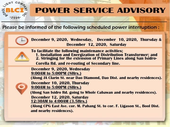 Maintenance Schedule