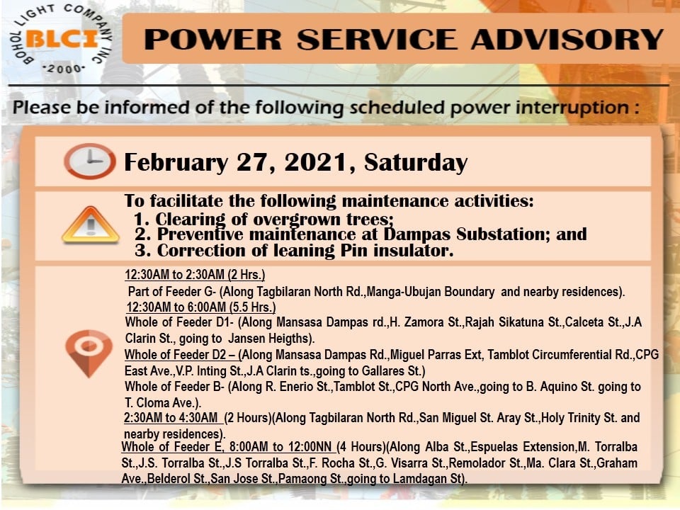 Maintenance Schedule