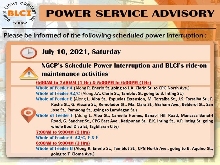 Maintenance Schedule