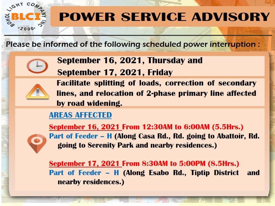 Maintenance Schedule