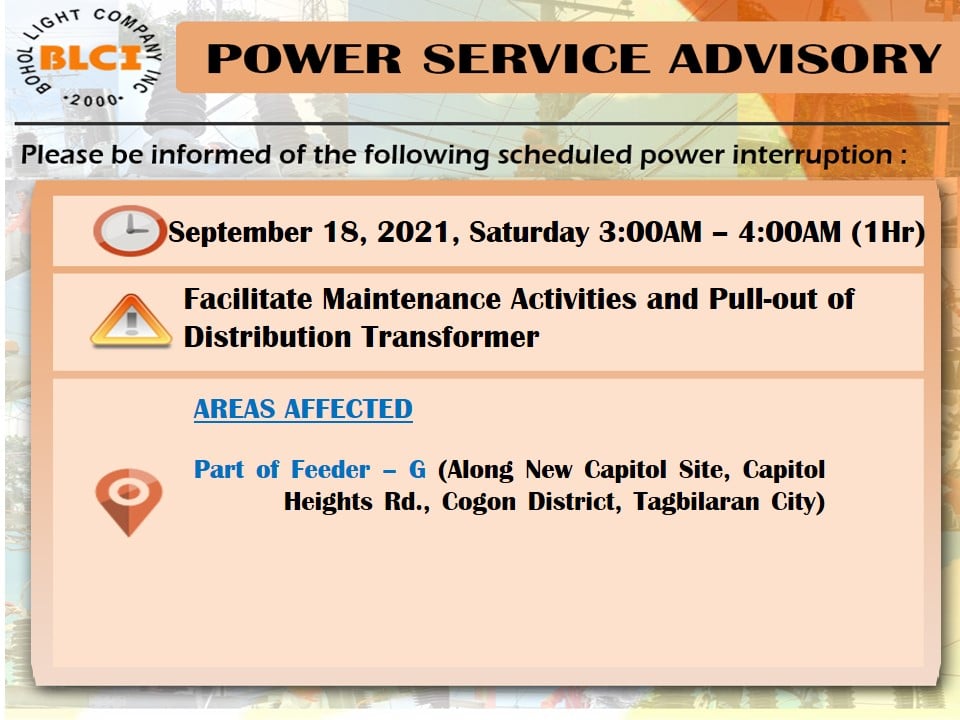 Maintenance Schedule