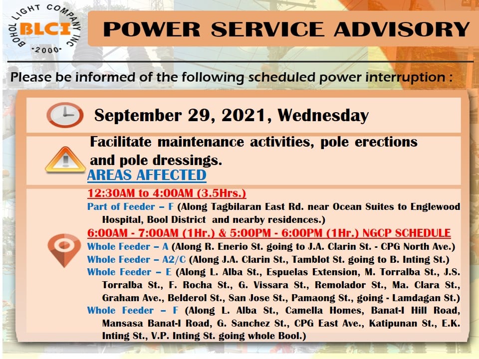 Maintenance Schedule