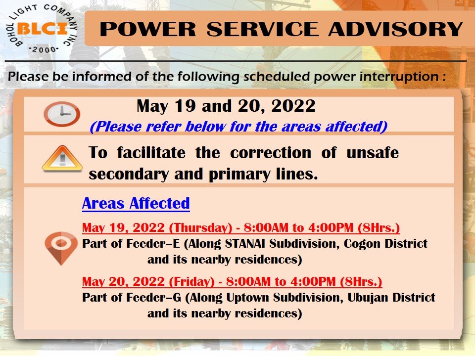May 19 and 20, 2022