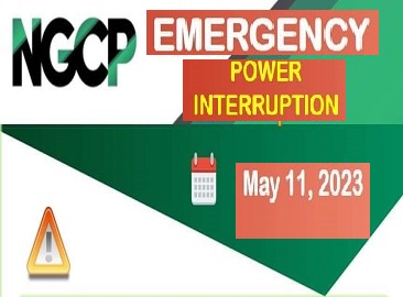 May 11, 2023- NGCP Emergency Power Interruption