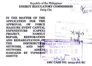 ERC Hearing- September 7, 2023