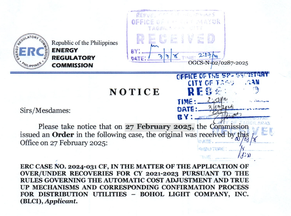 February 27, 2025 Notice